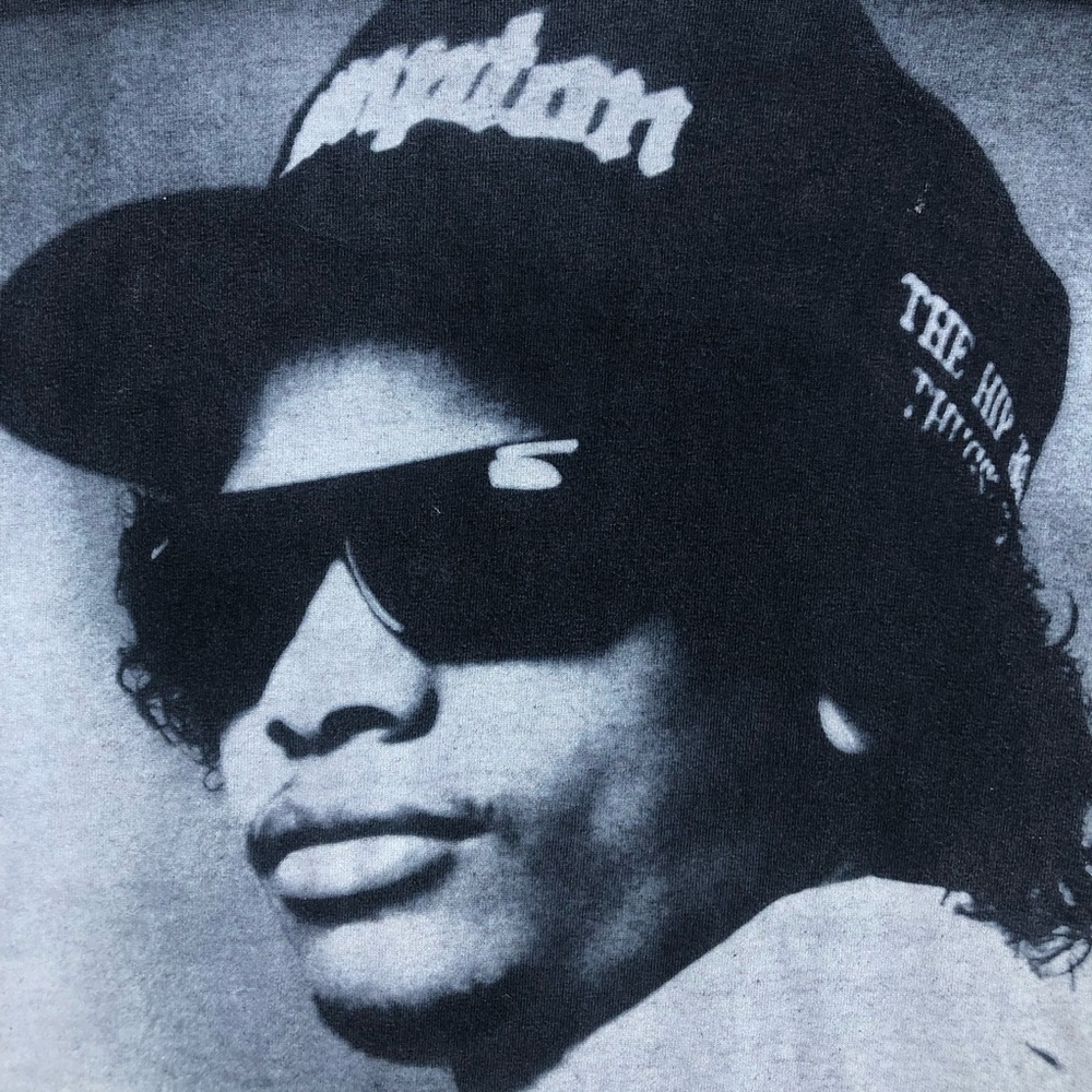 2006 Eazy E Ruthless Large Graphic Gray Rap Tee -… - image 3